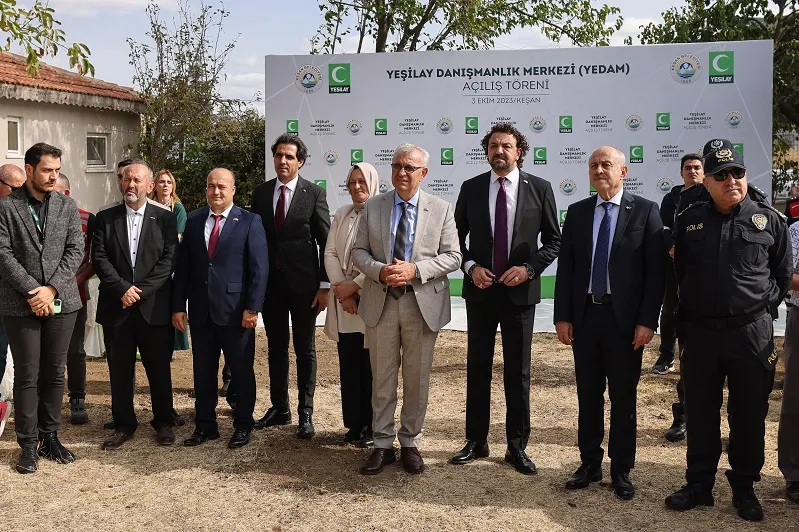 EDİRNE KEŞAN’DA YEŞİLAY DANIŞMANLIK MERKEZİ AÇILDI