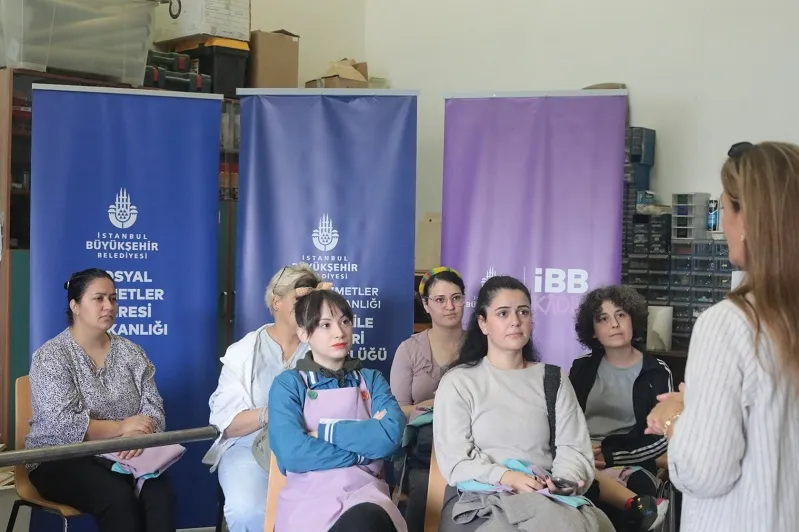 İBB’DEN KADINLARA MARANGOZLUK EĞİTİMİ