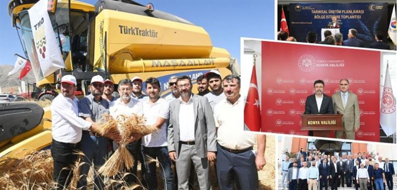 BAKAN YUMAKLI “TMO HASAT BAŞLANGICINDAN İTİBAREN 5,7 MİLYON TON HUBUBAT ALDI”