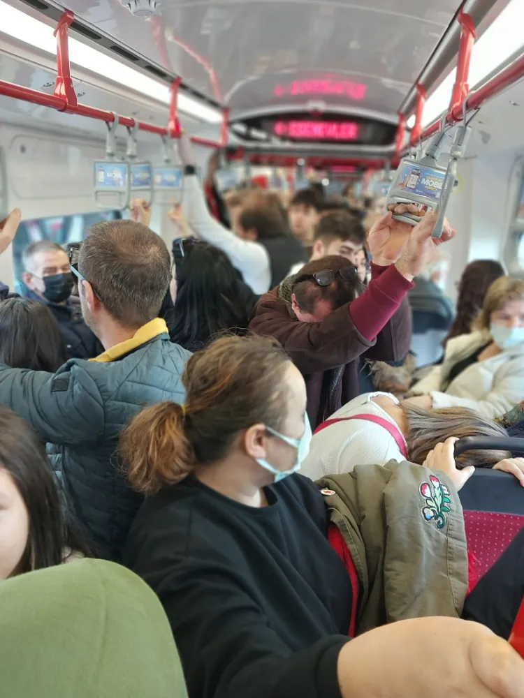 Samsun’da’ki “SAMULAŞ” Raylı sistem artık  ihtiyaca cevap veremiyor..