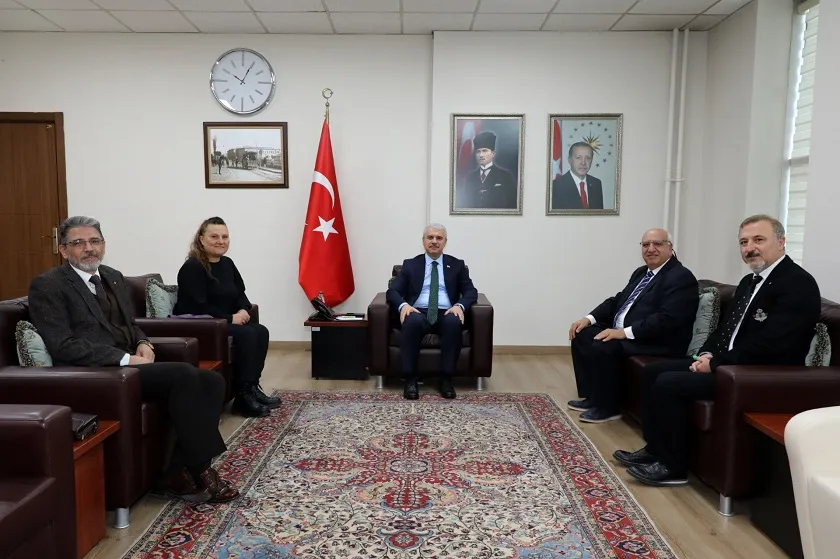 Konya Tabip Odası, Konya Valisi İbrahim Akın’ı Ziyaret Etti