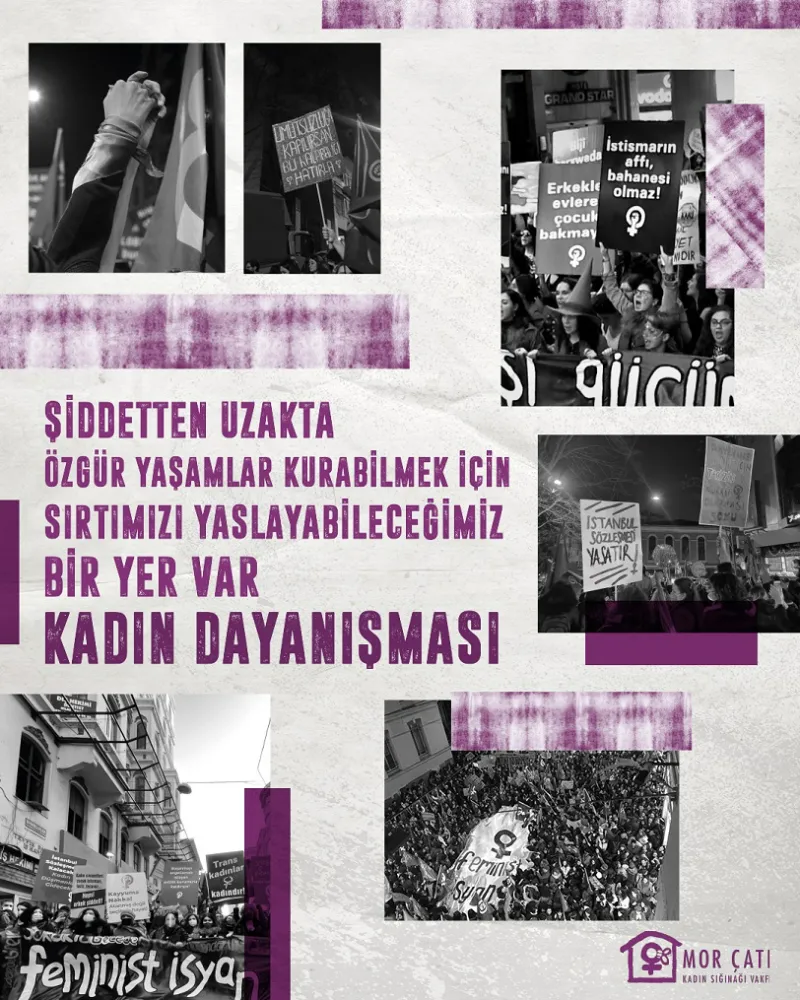 Mor Çatı 8 Mart Basın Açıklaması 