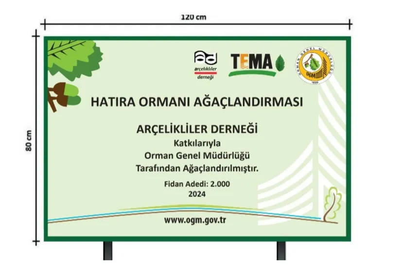 TEMA Vakfı ile “Arçelikliler Derneği Üçüncü Hatıra Ormanı”