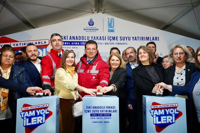 İSKİ’DEN ANADOLU YAKASINA 600 MİLYON LİRALIK İÇME SUYU YATIRIMI