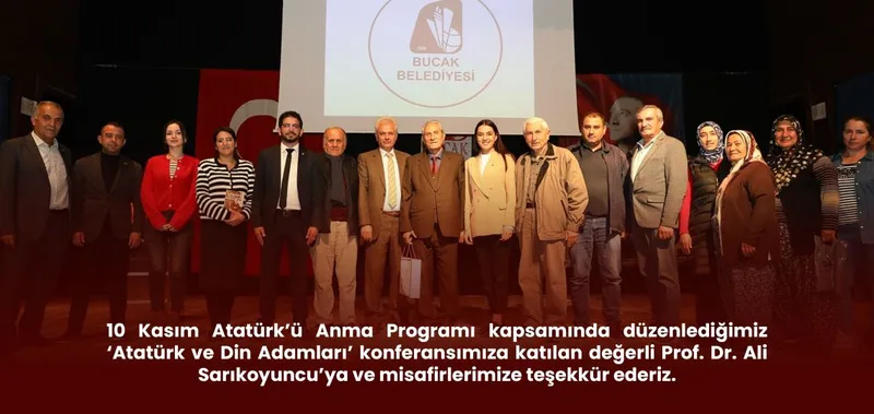 10 Kasım Atatürk’ü Anma Programı kapsamında düzenlediğimiz ‘Atatürk ve Din Adamları’ konferansımız