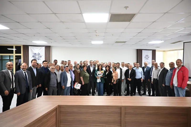 BAŞKAN ÇERÇİOĞLU GERMENCİKLİ MUHTARLAR İLE BİR ARAYA GELDİ