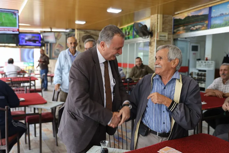 BAŞKAN BALABAN 75. YIL’DA ESNAFI GEZDİ