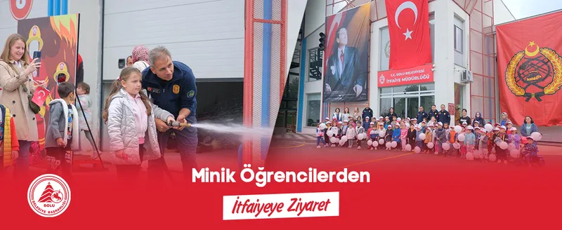 Minik Öğrencilerden İtfaiyeye Ziyaret