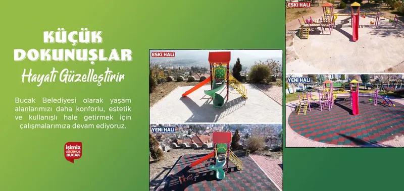 Küçük Dokunuşlar, Hayatı Güzelleştirir: Parklarımızı Yeniledik