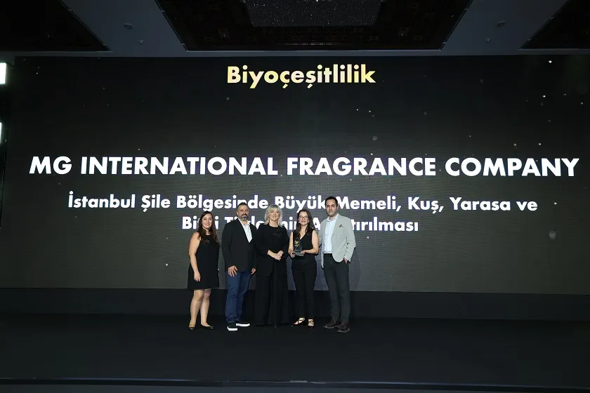 MG International Fragrance Company, Türkiye’nin “Sürdürülebilirlik Oscarı”nda Biyoçeşitlilik Ödülünü Kazandı