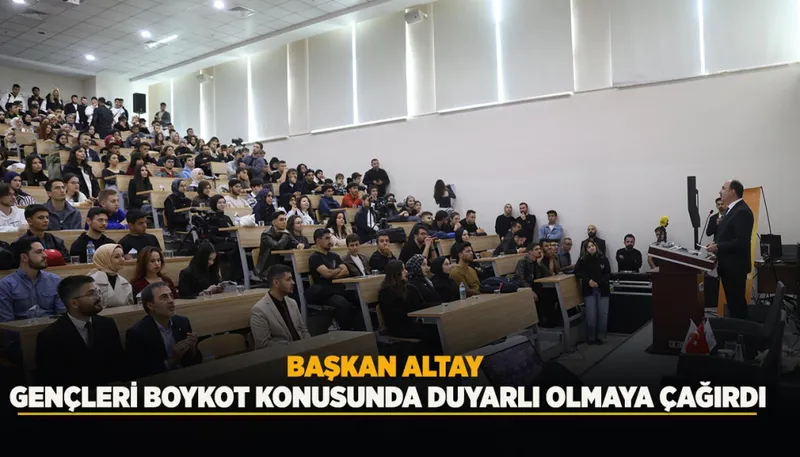 Konya Büyükşehir Belediye Başkanı Altay, Üniversiteli Gençlerle Buluştu