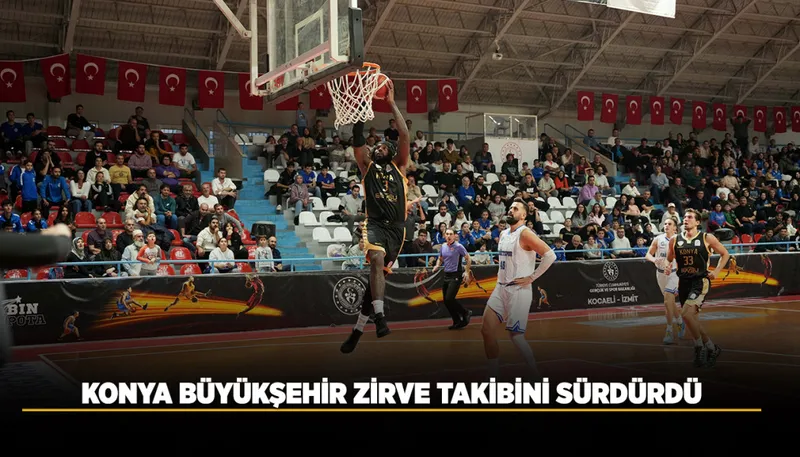 Konya Büyükşehir Belediyespor deplasmanda galibiyet serisini sürdürdü