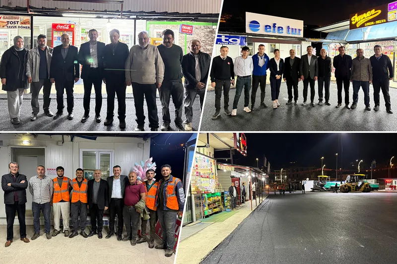 Karabük Belediye Başkanı Çetinkaya Geçici Terminalde İncelemelerde Bulundu