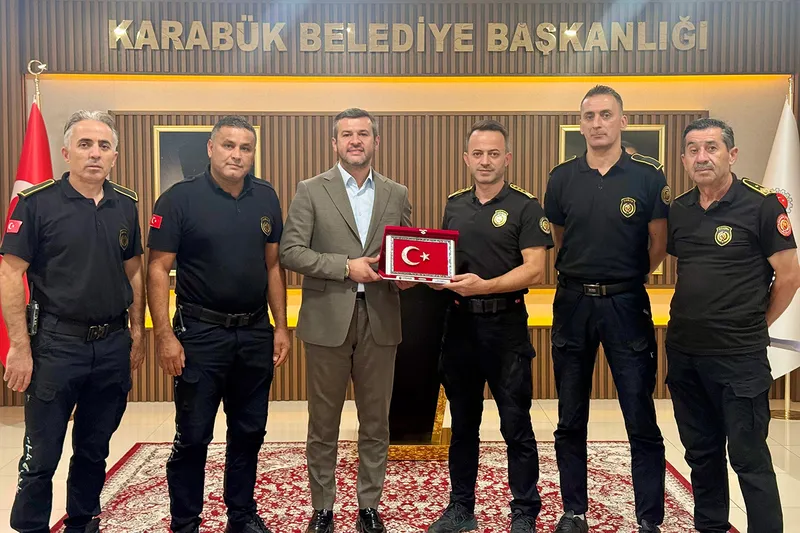 İtfaiye Haftası’nda Başkan Çetinkaya’ya Ziyaret