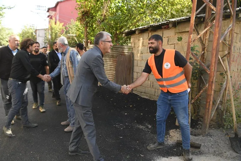 EŞBAŞKAN SÖYLEMEZ, ASFALT ÇALIŞMALARINI İNCELEDİ
