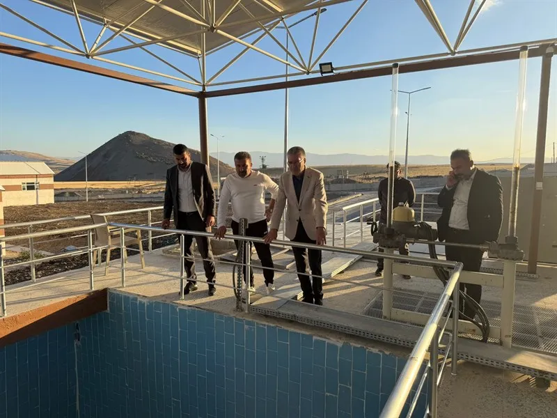Muş Belediyesi Eşbaşkanı Sırrı Söylemez İçme Suyu Arıtma Tesisini Ziyaret Etti