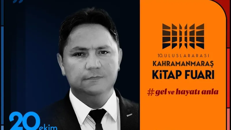 Mehmet Işık ve Güray Süngü Kahramanmaraş Kitap Fuarı