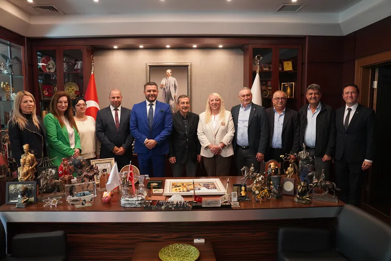 Bulgaristan Heyeti Tepebaşı Belediye Başkanı