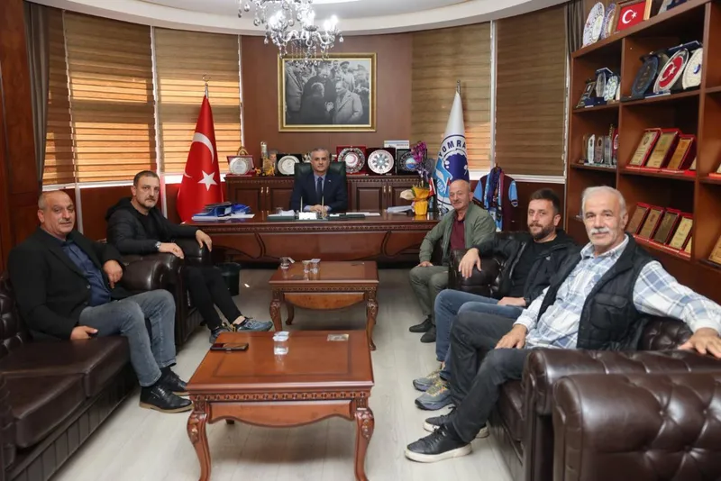 Yomra Avcılar Derneği Yönetimi Belediye Başkanı