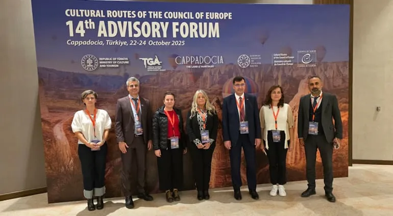 Kütahya Belediye Başkanı Kahveci, Avrupa Konseyi Kültür Rotaları Forumu