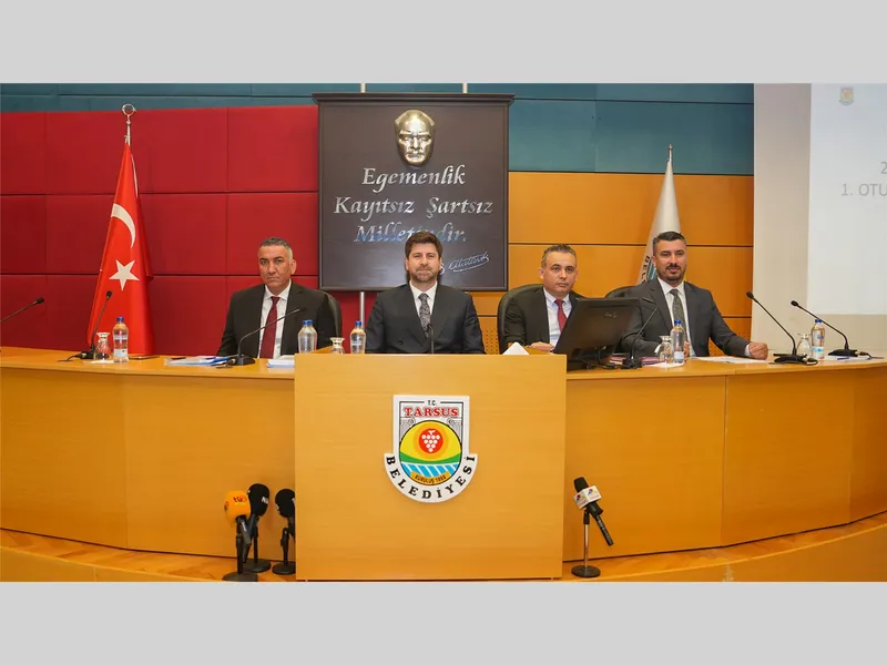 Tarsus Belediye Meclisi Ekim Ayı İkinci Birleşimini Gerçekleştirdi