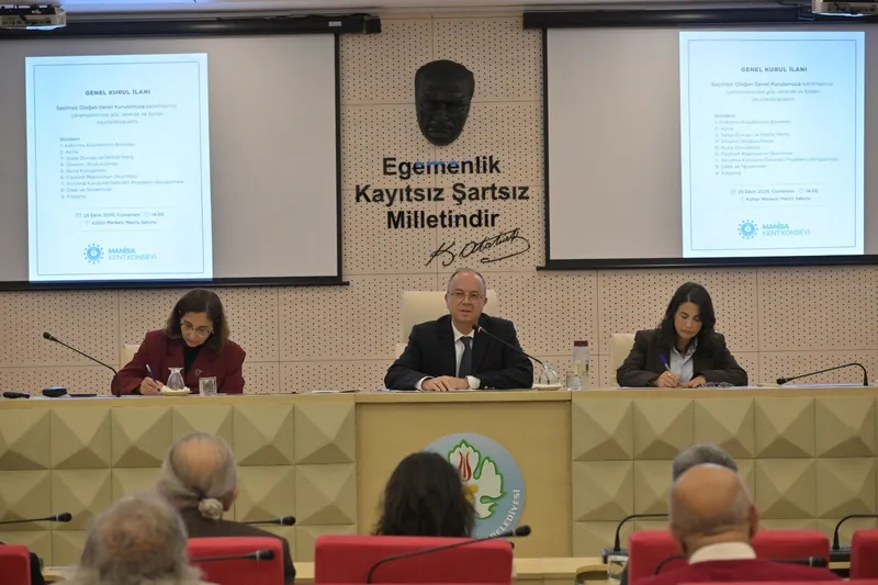 Manisa Kent Konseyi Olağan Genel Kurulu Gerçekleştirildi