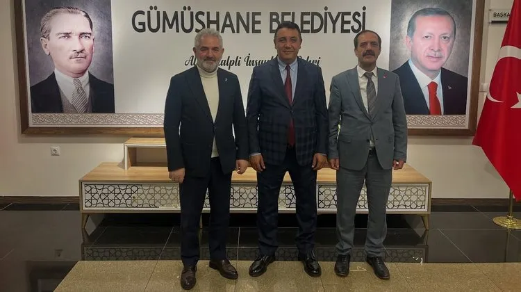 Gümüşhane Belediye Başkanı, Parti İl Başkanlarının Ziyaretlerine Teşekkür Etti