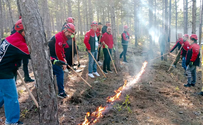 TAK Ekibi Afet ve Yangın Müdahale Eğitimlerine Devam Ediyor