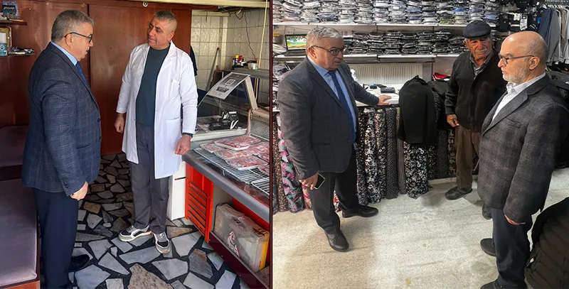 Şuhut Belediye Başkanı Özaşkın, Esnaf Ziyaretlerini Sürdürüyor