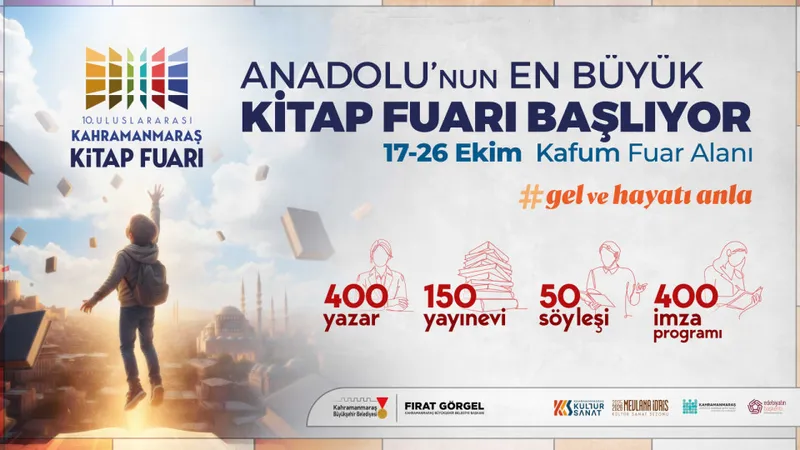 Kahramanmaraş Kitap Fuarı 17 Ekim