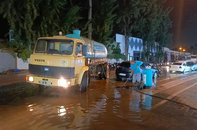 Alanya Belediyesi Olumsuz Hava Koşullarına Karşı Hazırlıklı