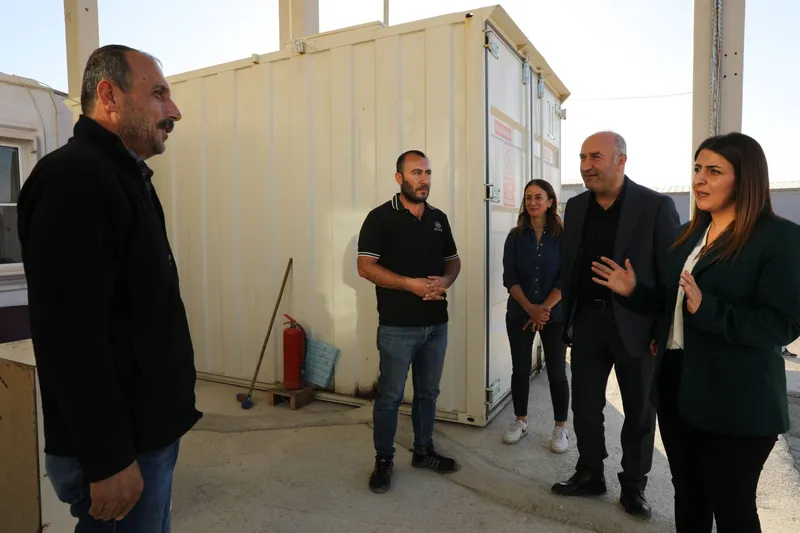 İpekyolu Belediyesi Eşbaşkanları Dış Birimleri Ziyaret Etti