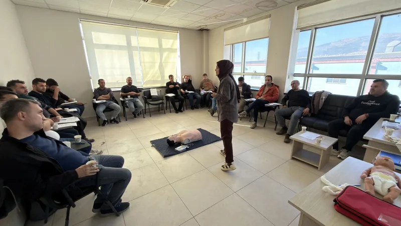 KASKİ Personeline Uygulamalı İlk Yardım Eğitimi Verildi