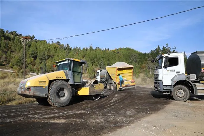 Gökbel-Gören Yolunda İyileştirme Çalışmaları Hızla İlerliyor