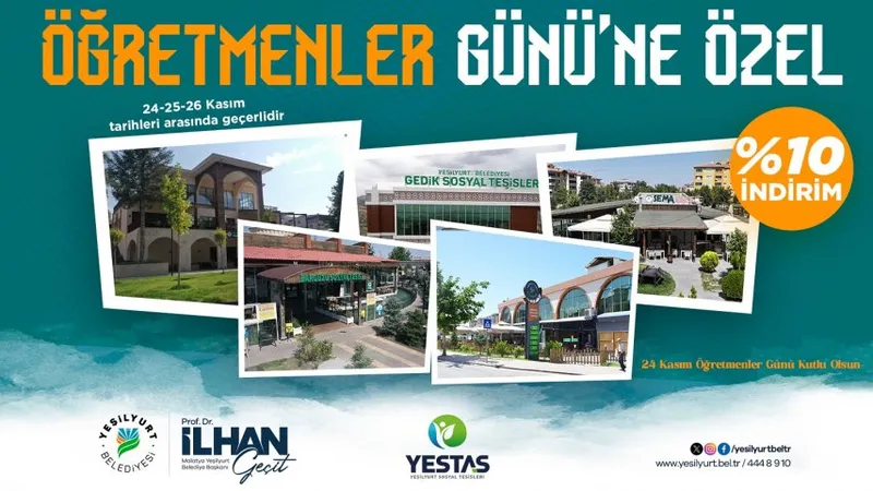 Yeşilyurt Belediyesi Öğretmenler Günü