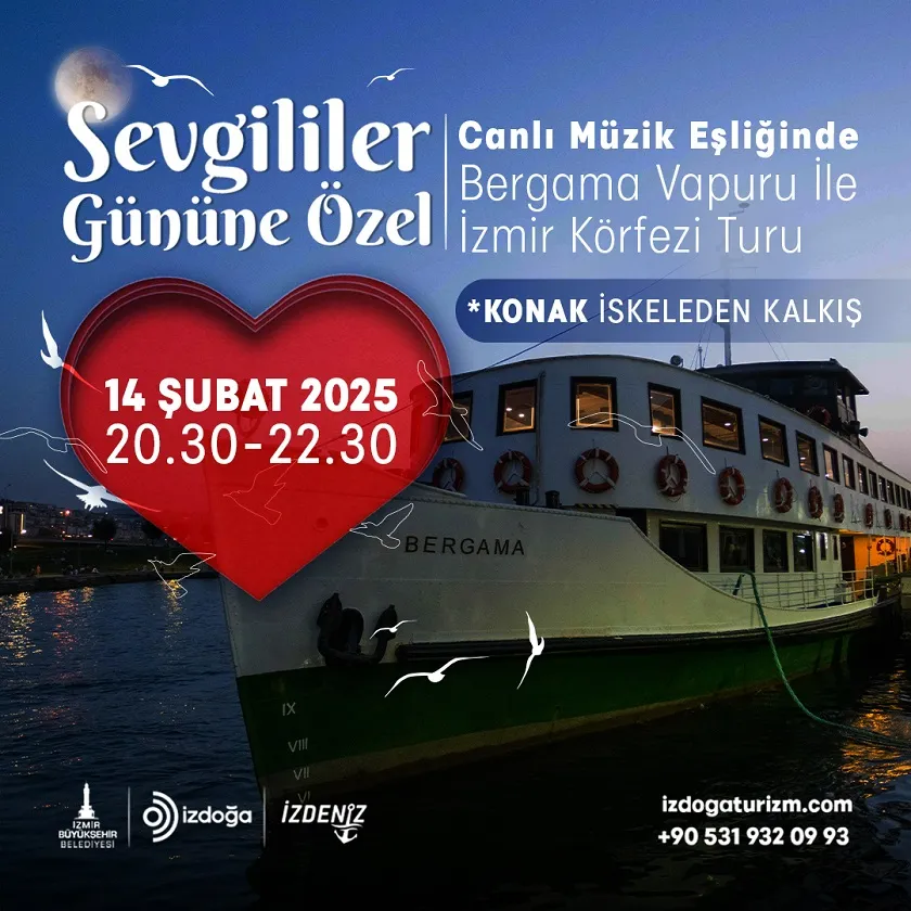 14 Şubat’ta “sevgi”nin adresi İzmir