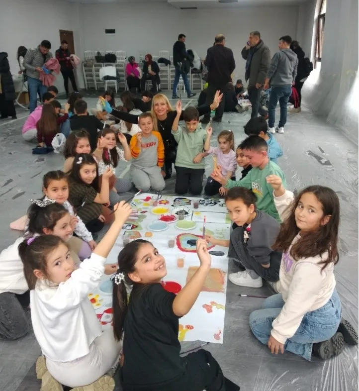 USTALAR VE MİNİK SANATÇILARLA YAZA MERHABA 4