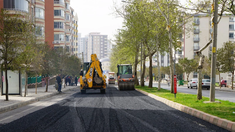 Başkonuş Caddesi’nde Altyapısı Tamamlanan Kısım Asfaltla Buluşuyor