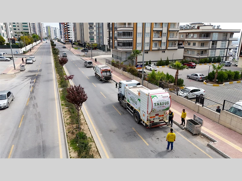 TARSUS BELEDİYESİ’NDEN BAHAR TEMİZLİĞİ SEFERBERLİĞİ