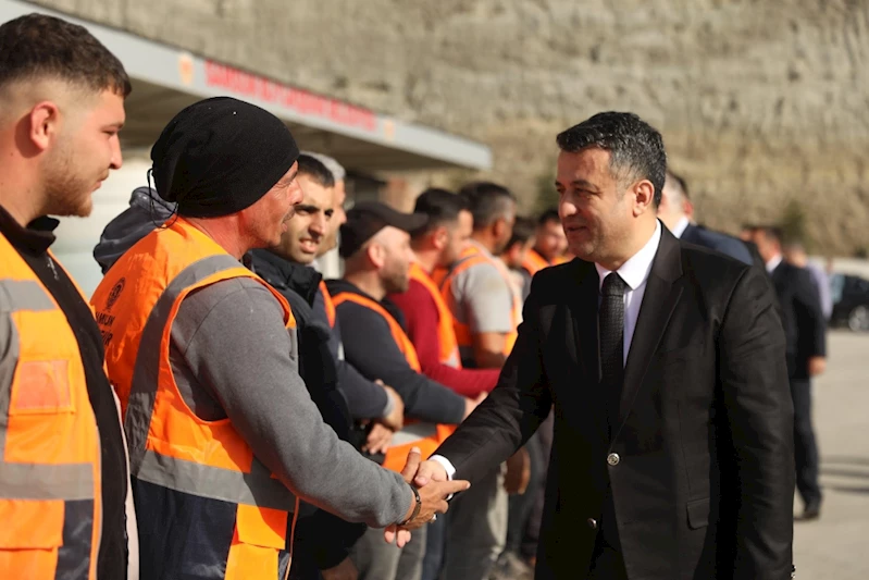 Başkan Doğan personel ile bayramlaştı