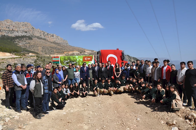 Dünya Ormancılık Günü’nde Ermenek Adalet Ormanı’na Fidan Dikildi