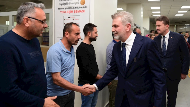 Başkan Görgel, Belediye Personelleriyle Bir Araya Gelerek Bayramlarını Kutladı