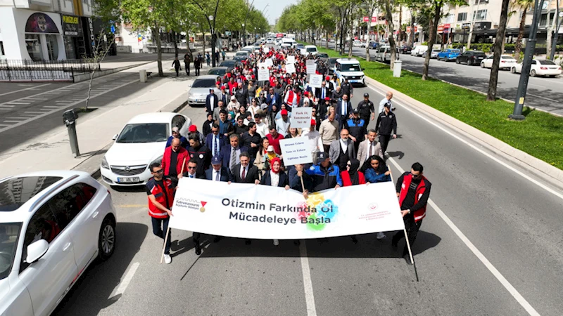 Farkındalık İçin Yürüdüler, Umutları Gökyüzüne Uçurdular