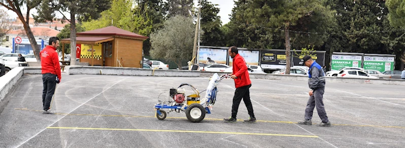Açık Otopark Alanında Çalışmalar Sürüyor