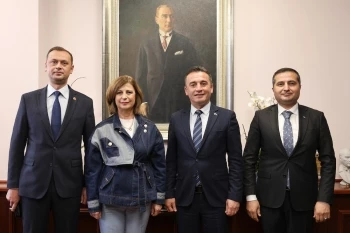 BAŞKAN DÖKMECİ’DEN ÜNLÜCE’YE ZİYARET