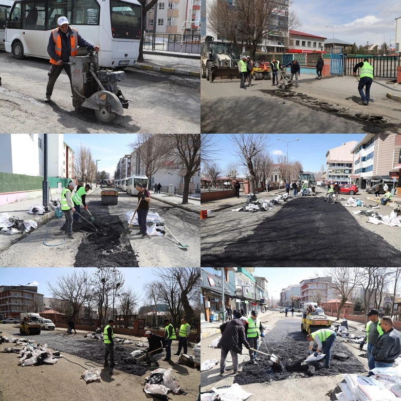BELEDİYE EKİPLERİ’NDEN YOLLARA BAKIM VE ONARIM