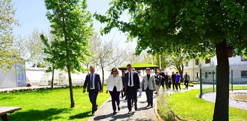 Başkan Yüceer ve Başkan Sarıkurt, Çorlu´nun Yeşil Alan Yatırımlarını İnceledi