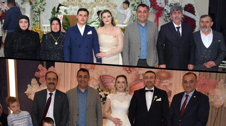 BAŞKANIMIZ, NİŞAN VE DÜĞÜN TÖRENİNE KATILIM SAĞLADI
