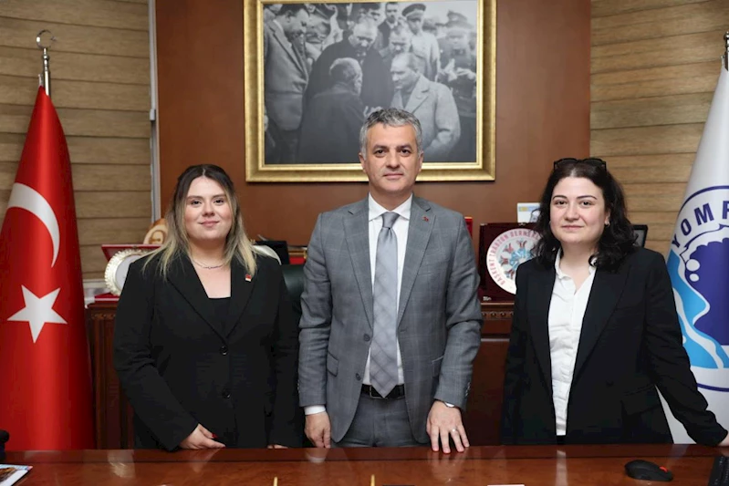 BAŞKANIMIZA MAKAMINDA ZİYARET