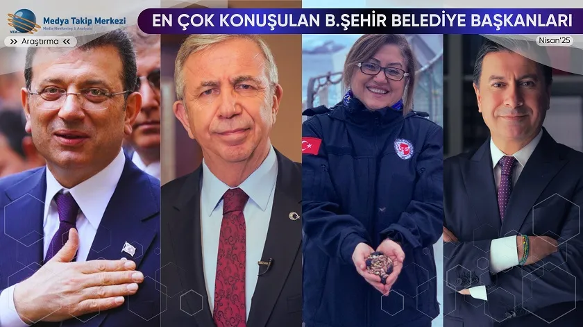 En Çok Konuşulan Büyükşehir Belediye Başkanları | Nisan’25